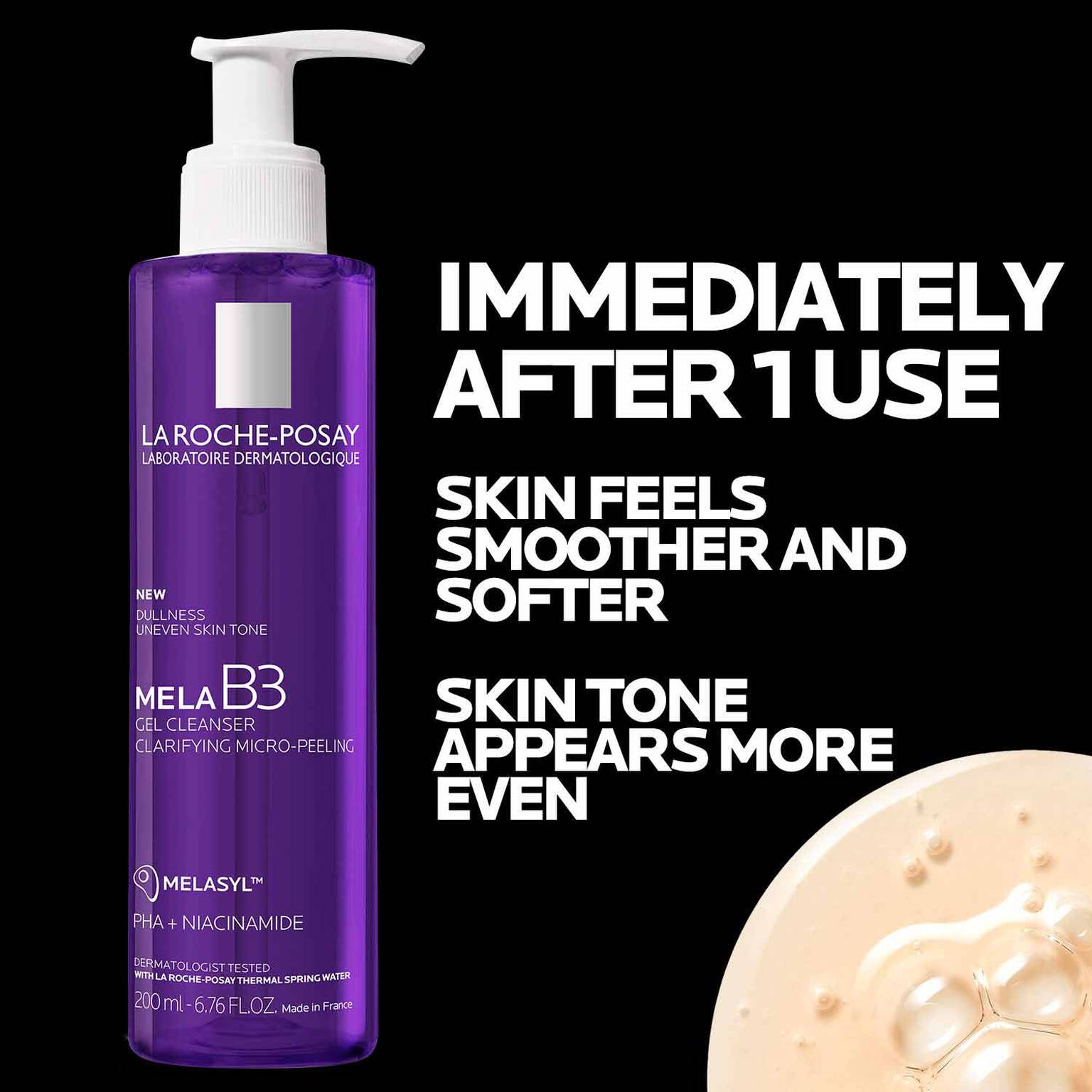 mela-b3-facial-gel-cleanser-with-melasyltm-niacinamide-k8 4_LaRochePosay-Product-MelaB3-MelaB3Cleanser-200ml-03337875890069-Benefits.jpg