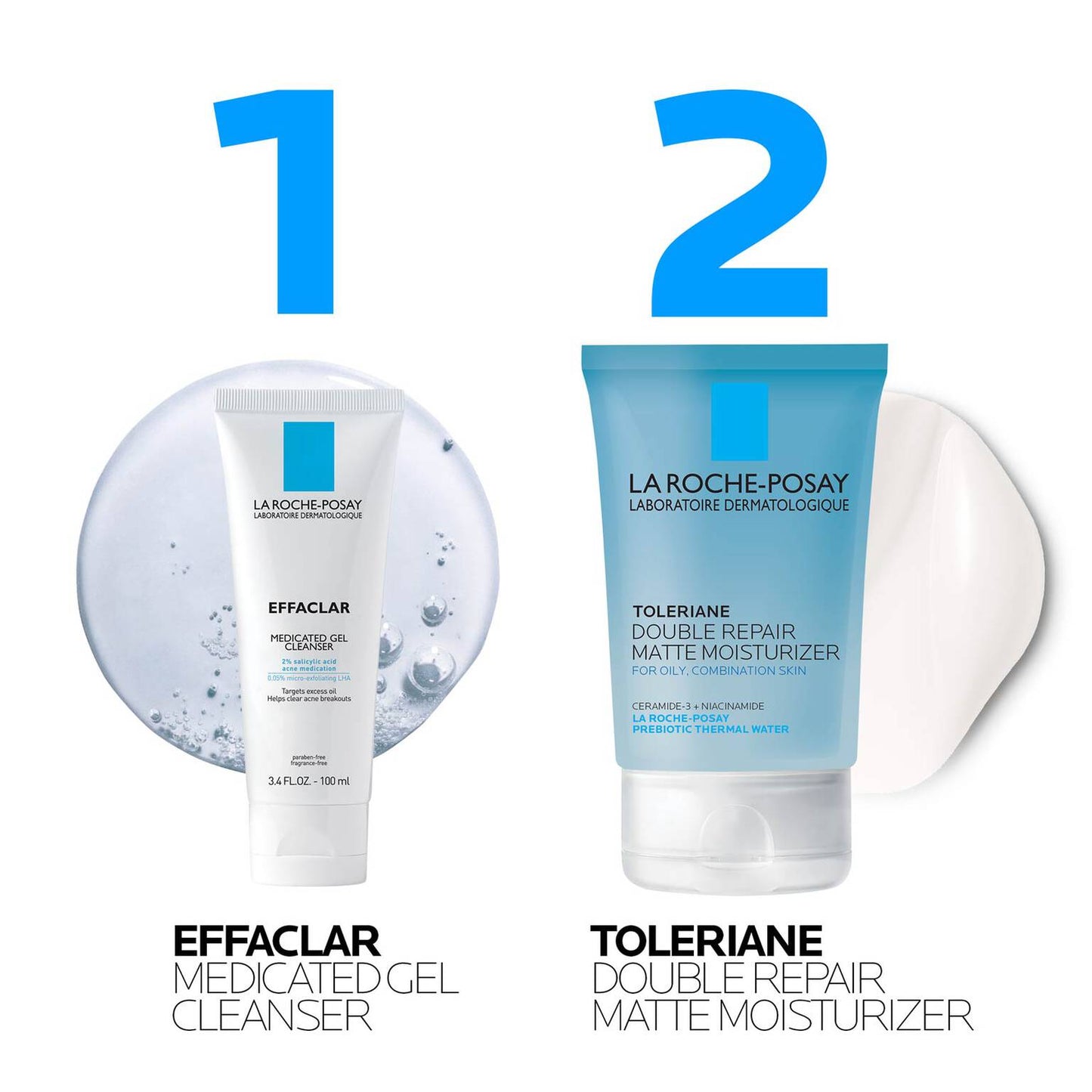 effaclar-medicated-acne-cleanser-and-toleriane-double-repair-matte-moisutrizer-travel-set-v3 AmazonSet-EffaclarMedCleanser100ml-TolerianeMatteMoisturizer_routine.jpg