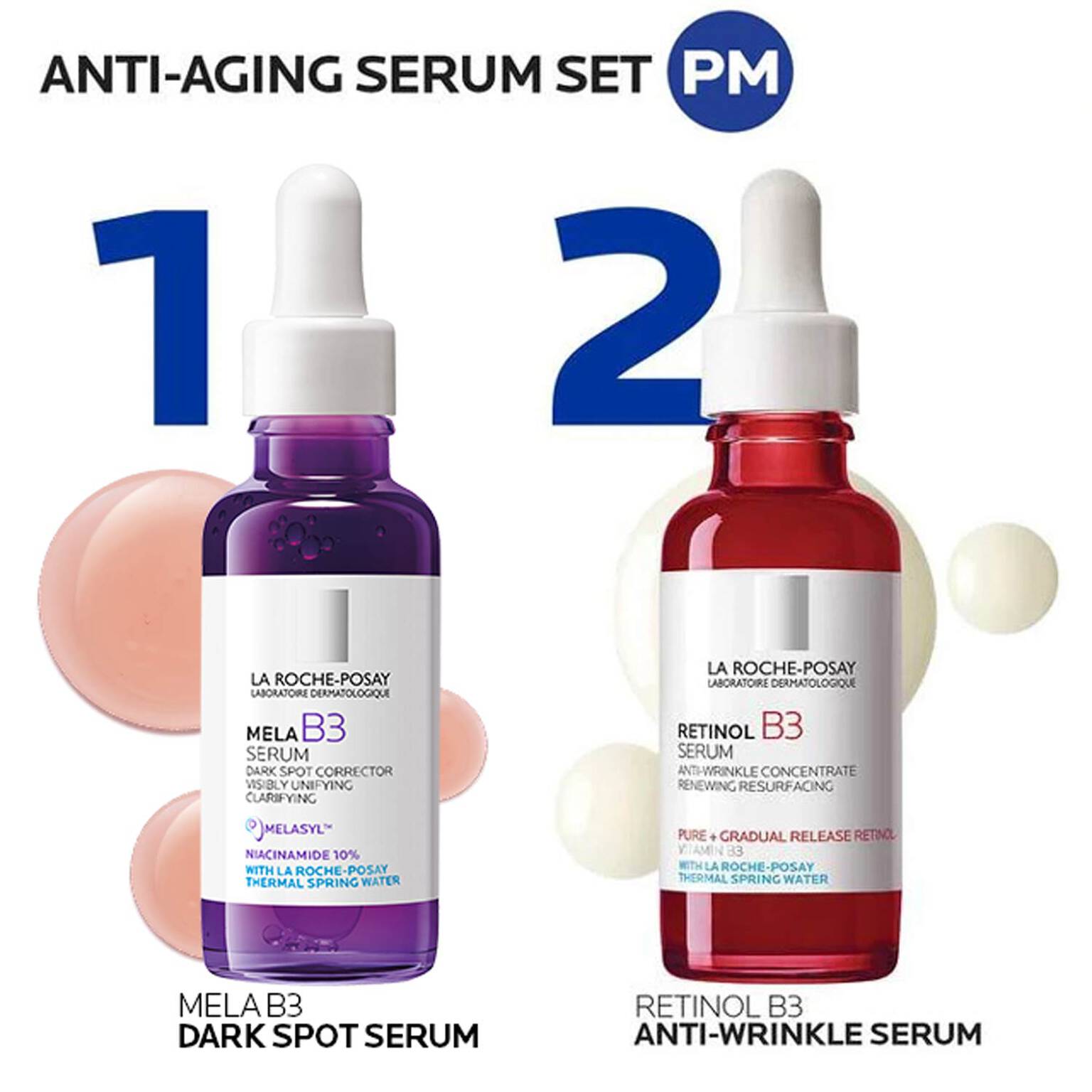 anti-aging-four-serum-set-e1 La-Roche-Posay-PM-Regimen-MelaB3-Retinol.jpg