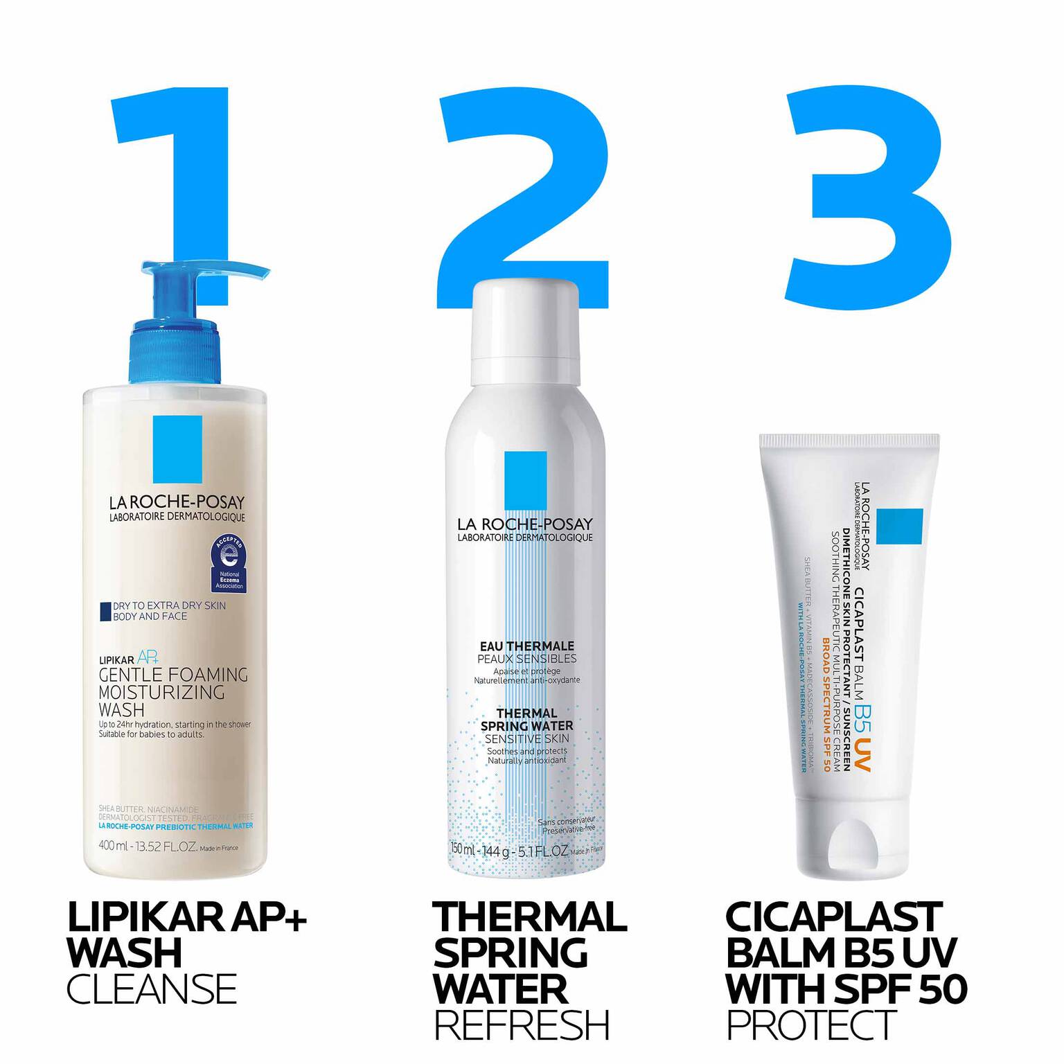 cicaplast-balm-b5-uv-spf-50-a5 LaRochePosay-Product-CicaplastUV-routine.jpg